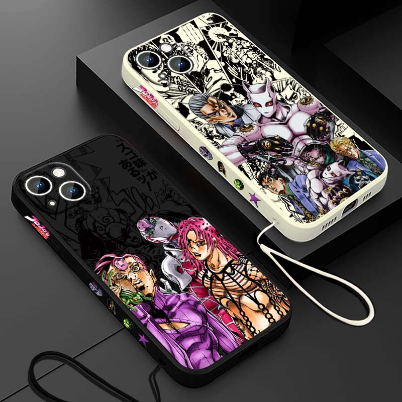 Apple Iphone 15 Pro Max - Funda de teléfono líquida con cuerda