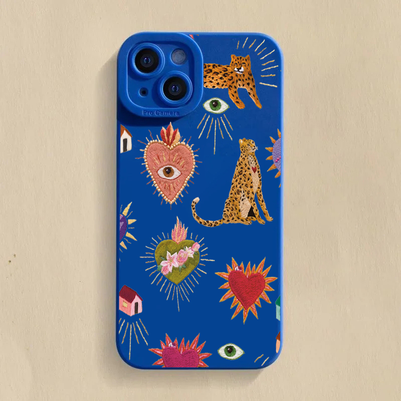 Samsung Galaxy A55 - Funda de Teléfono con Diseño Floral
