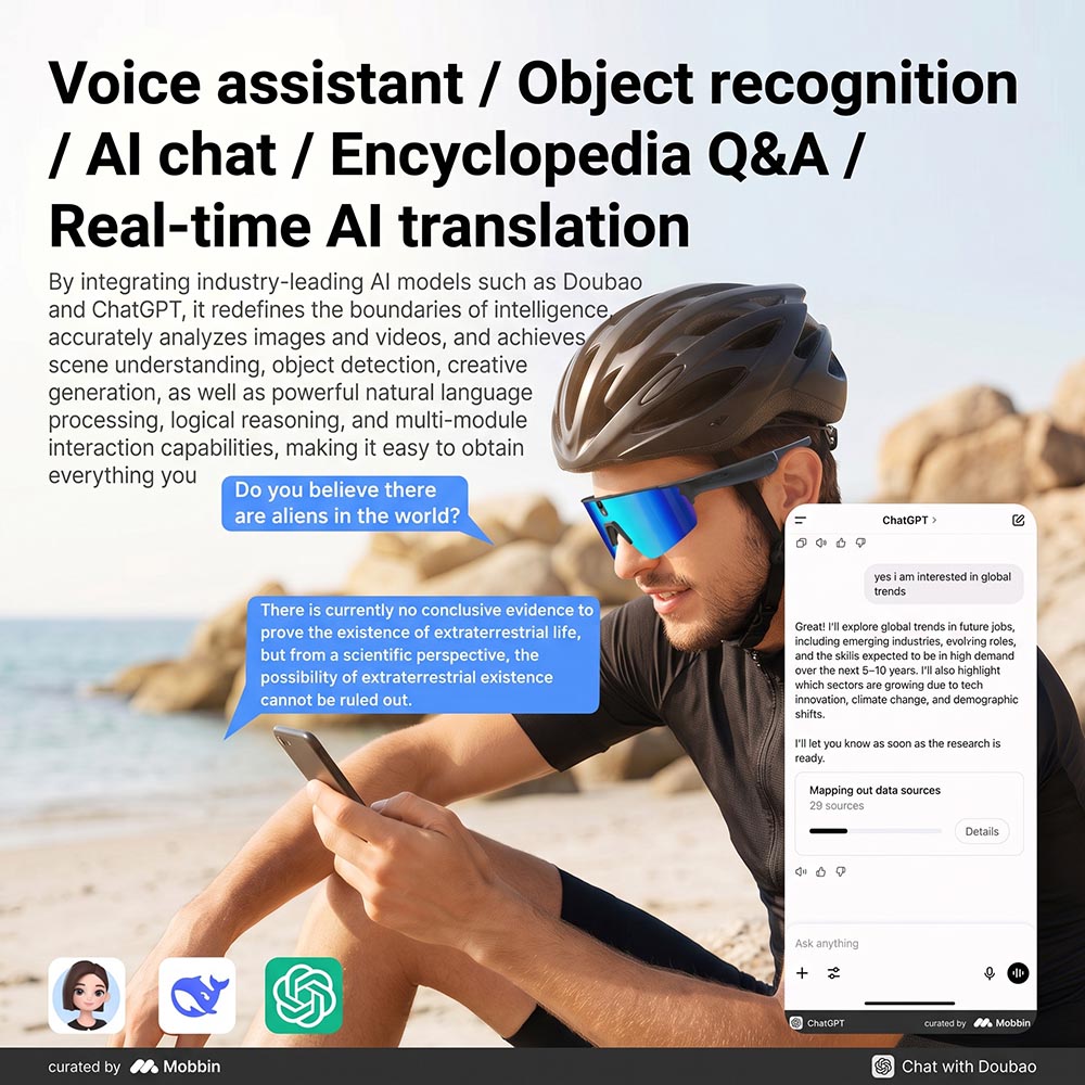 Gafas Inteligentes con IA, Cám - Smart Glasses Lens reseña y precio