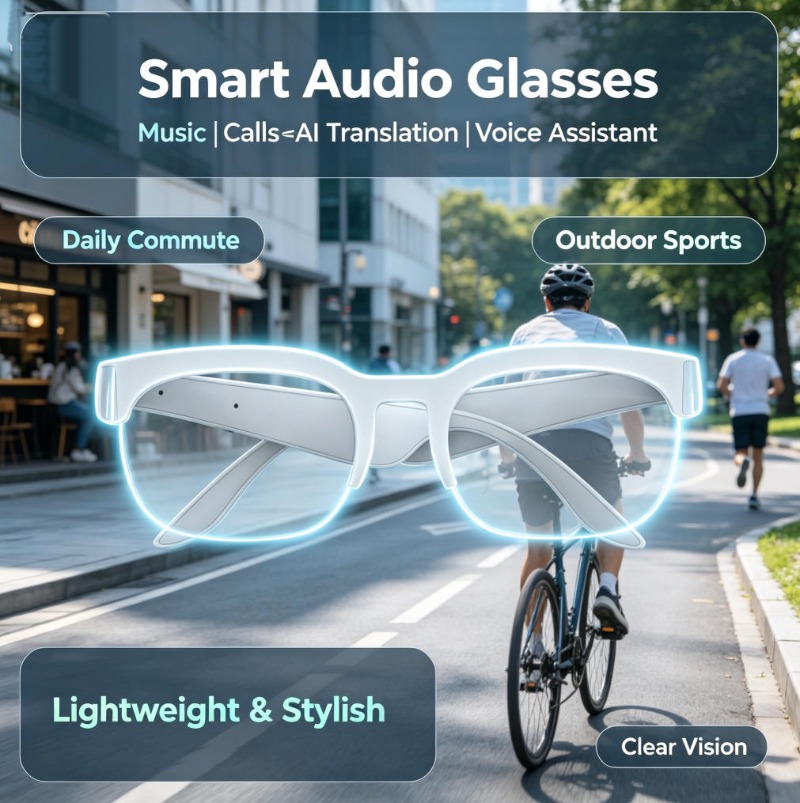 Gafas Inteligentes con Conducc - Smart Glasses Lens reseña y precio