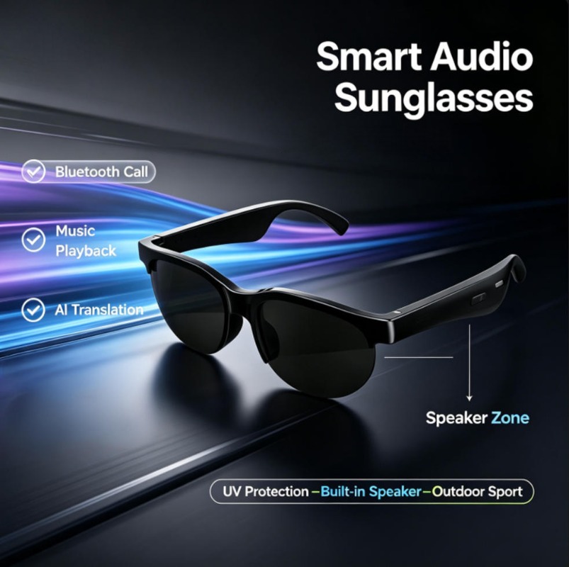 Gafas de Sol Inteligentes con  - Smart Glasses Lens reseña y precio