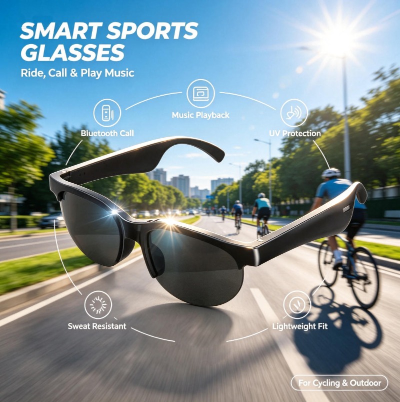 Gafas de Sol Inteligentes con  - Smart Glasses Lens reseña y precio